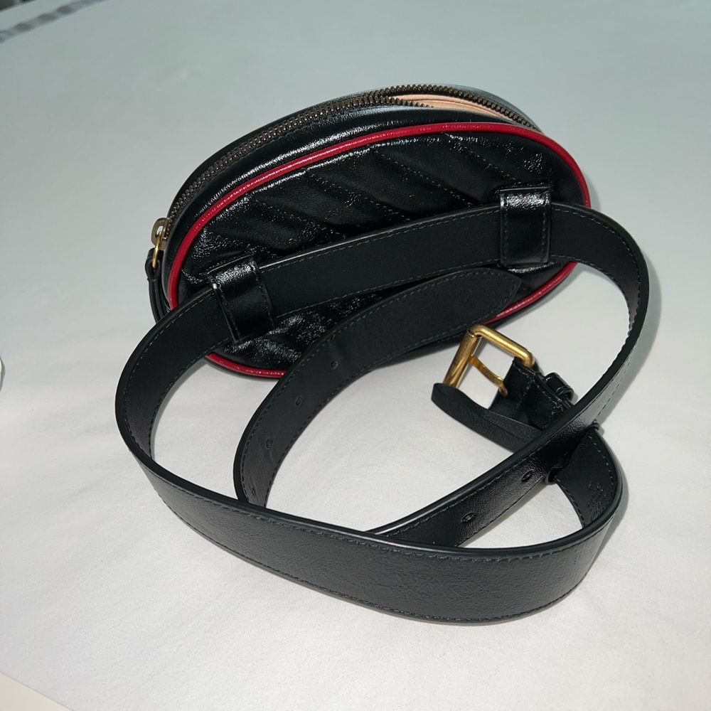 Gucci Marmont Leather Belt Bag - Picture 6 of 9
